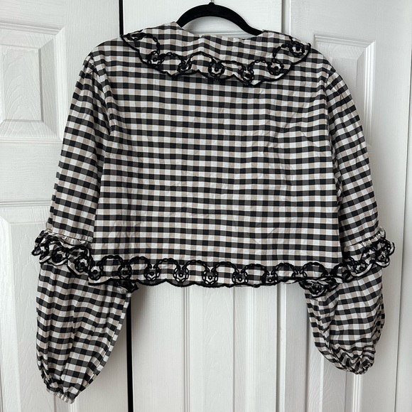 Anthropologie Gingham Blouse - Picture 2 of 5